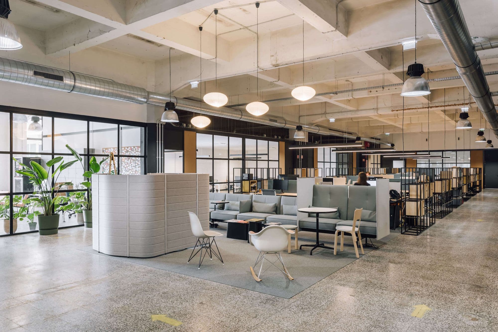 The open space at the Matinha coworking
